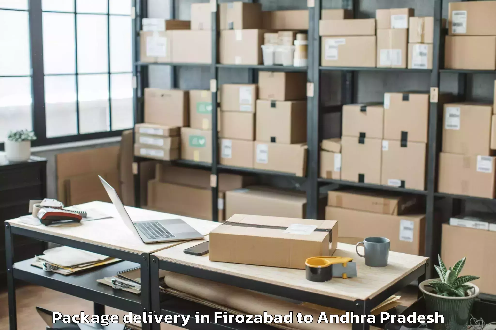 Top Firozabad to Rajahmundry Package Delivery Available